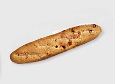 Cranberry walnut baguette