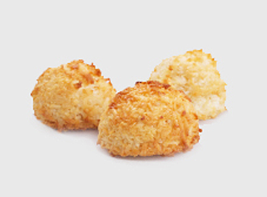 Rich coconut ball macaroon