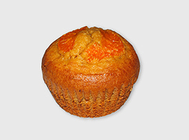 Tangerine muffin